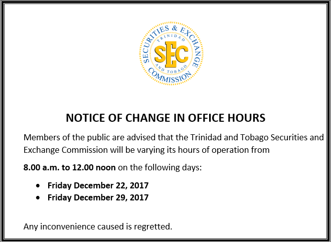 Change notice